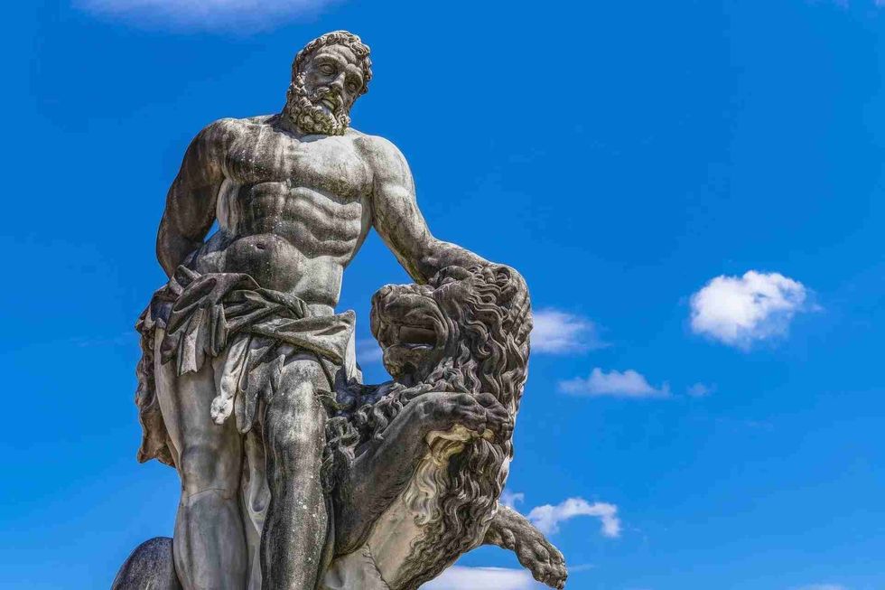 The Nemean lion was a cruel and ruthless monster that lived in and ravaged the ancient site of Nemea in Greece