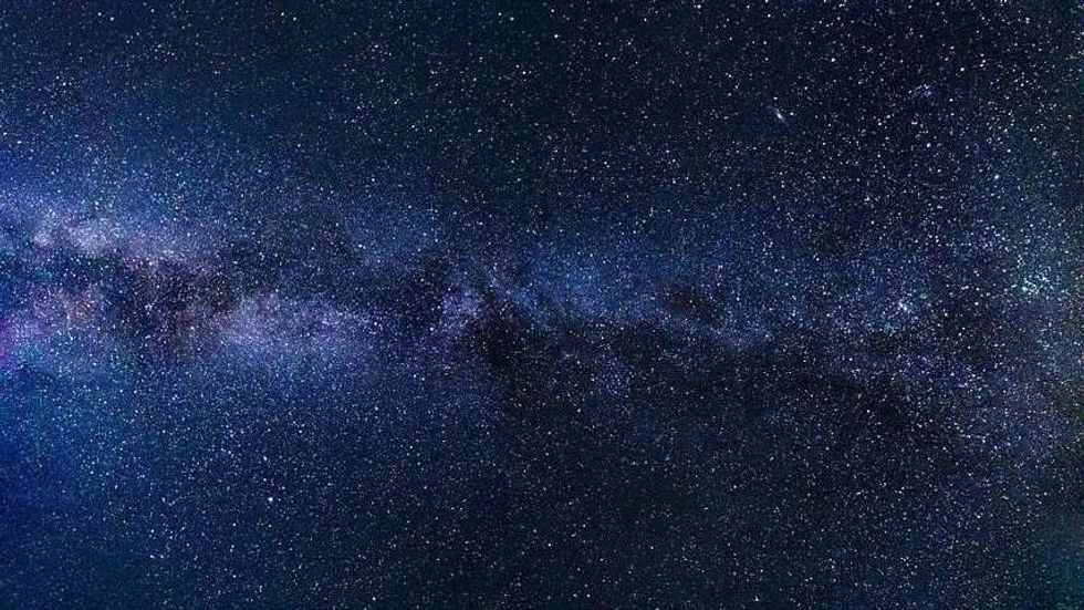 The night sky is full of stars