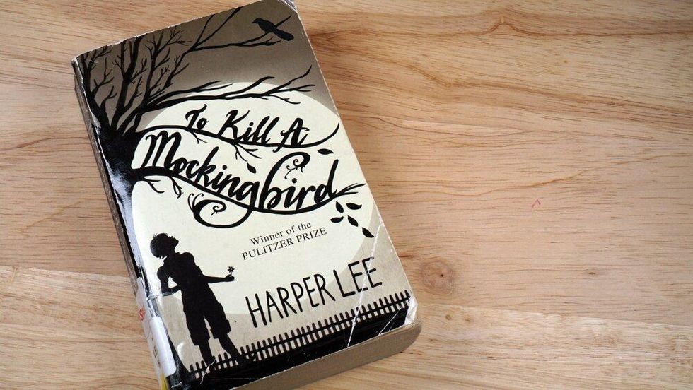 The novel "To kill a Mockingbird" placed on a table
