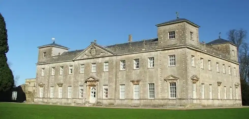 The Palladian exterior of Lydiard House.