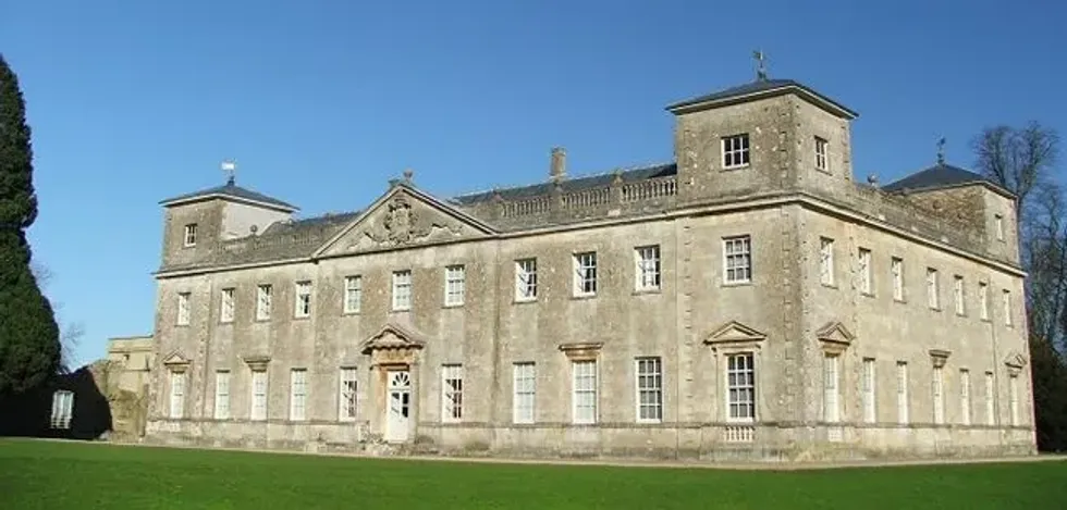 The Palladian exterior of Lydiard House.