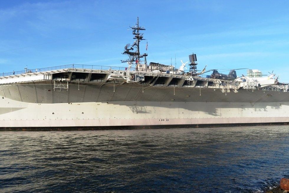 The USS Midway aircraft carrier is now a maritime museum