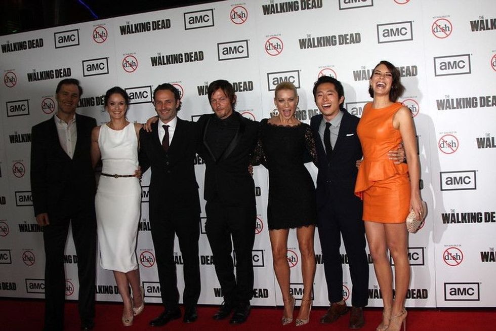 The Walking Dead Cast attending "The Walking Dead" 3rd Season Premiere Screening at Universal Citywalk