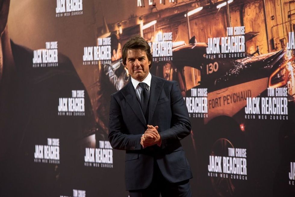 Tom Cruise at the German premiere from Jack Reacher