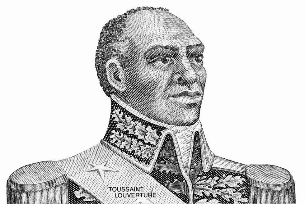 Toussaint L'Ouverture rare black and white image 