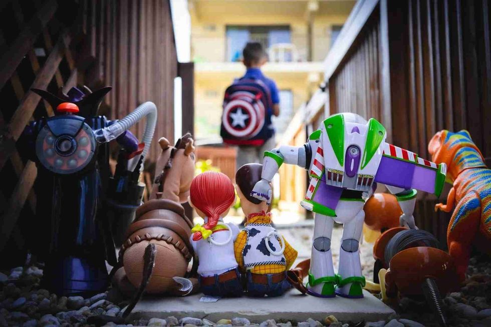 Toys' R' Us is an American toy chain store