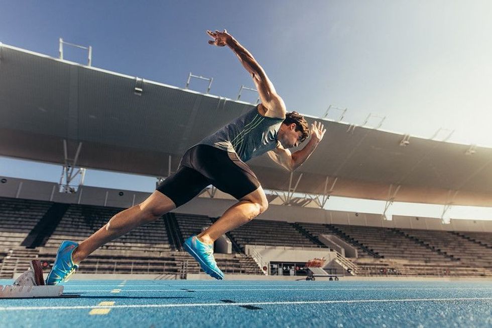 Track And Field Sprinter