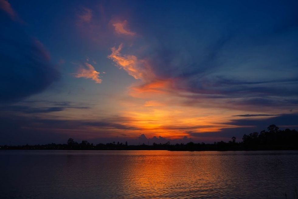 Twilight sky background