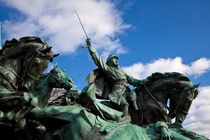 Ulysses S. Grant Cavalry Memorial at the Western base of Capitol Hill in Washington DC