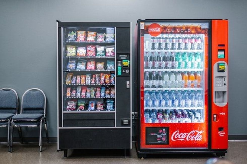 Vending machine facts state that these machines conveniently sell snacks, hot drinks, other beverages, and various eatables.
