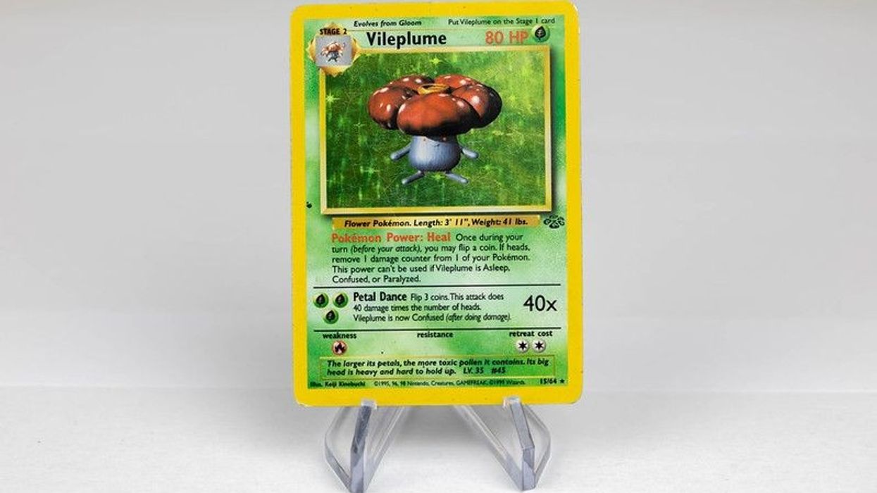 Vileplume pokemon card isolated on white background - Nicknames