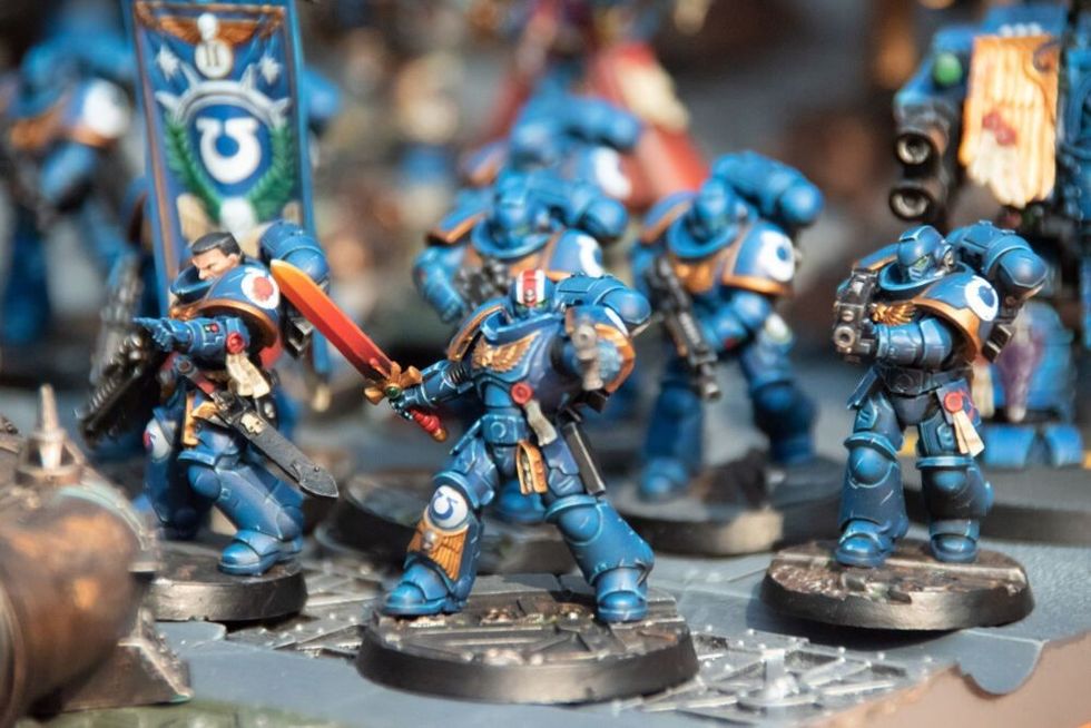Warhammer Space Marines miniatures