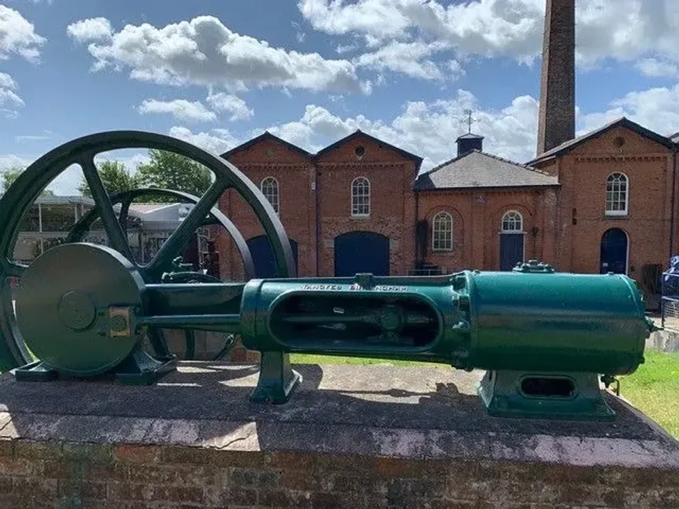 Waterworks Museum siphoning machine.