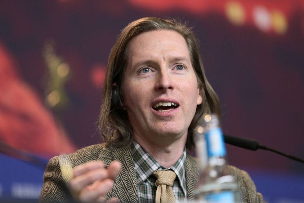 Wes Anderson attends the 'Isle of Dogs' press conference during the 68th Berlinale International Film Festival Berlin