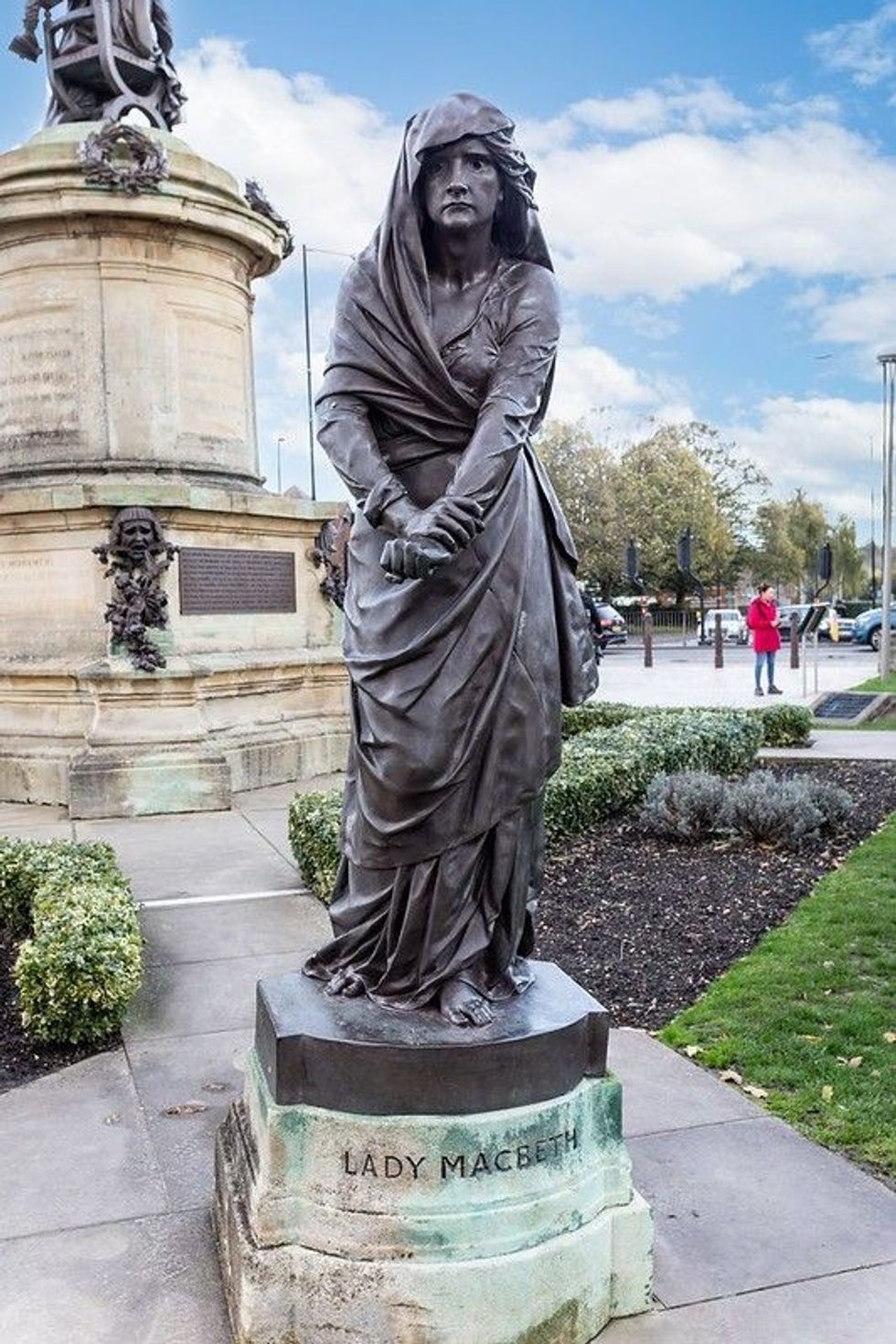 William Shakespeare's character of Lady Macbeth in Bancroft Gardens