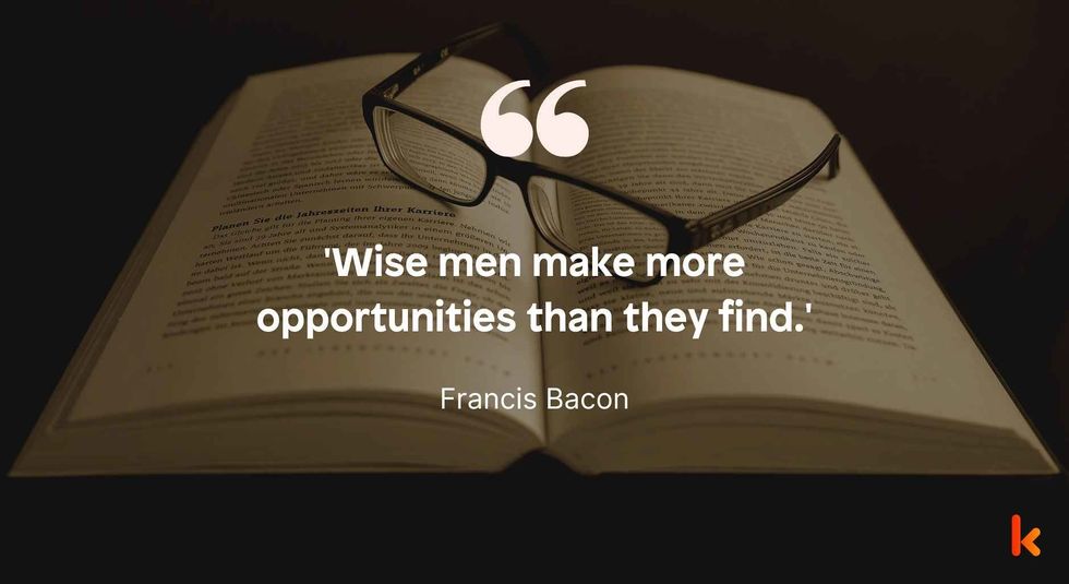 Wisdom Quote by Francis Bacon