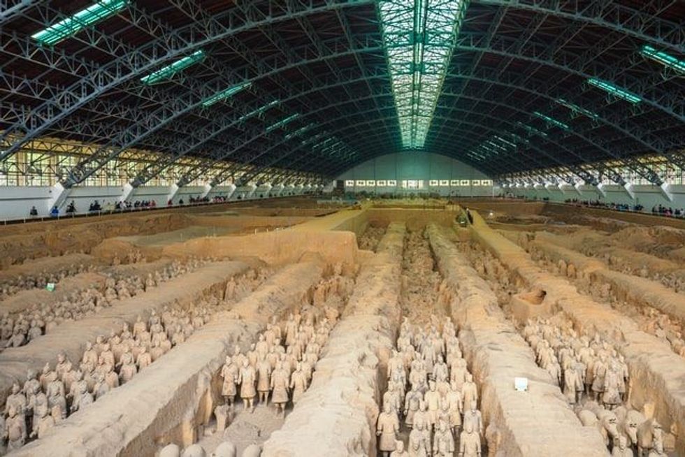 Yin Xu or the Shang City dates back to the Shang rule in Ancient China.