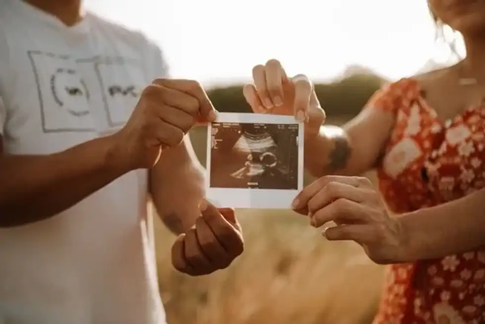 Your first ultrasound is usually at about 11 weeks