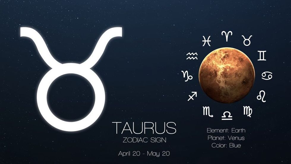 Zodiac sign - Taurus.